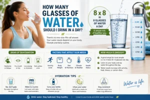 How many glasses of water should I drink in a day?