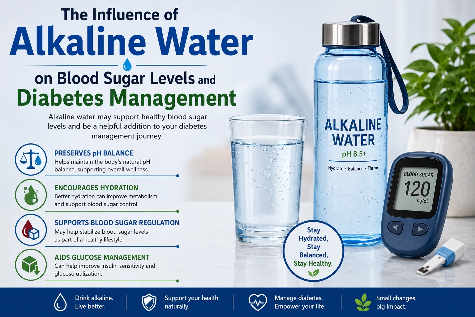 The Influence of Alkaline Water on Blood Sugar Levels and Diabetes Management