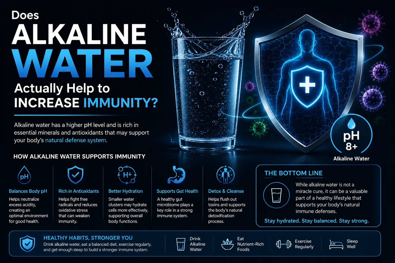 Does alkaline water actually help to increase immunity?