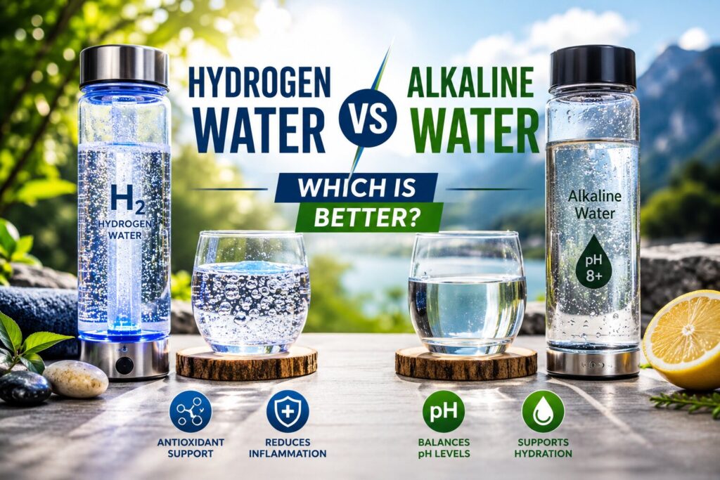 Hydrogen Water vs Alkaline Water: Which is Better?