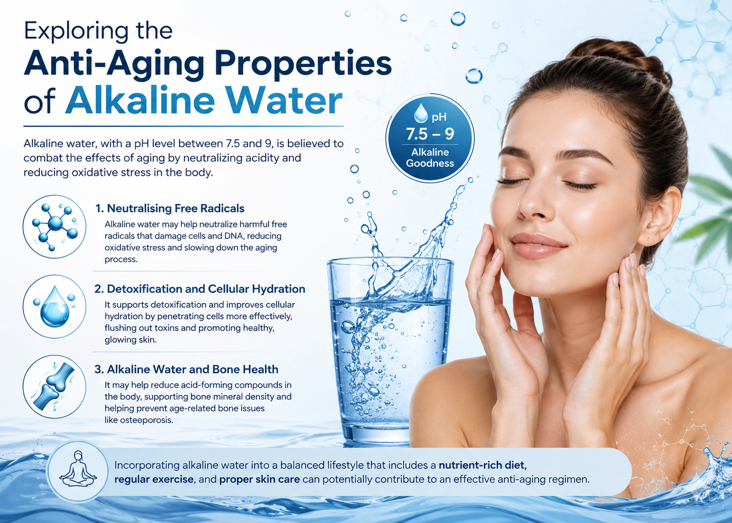 Exploring the Anti-Aging Properties of Alkaline Water