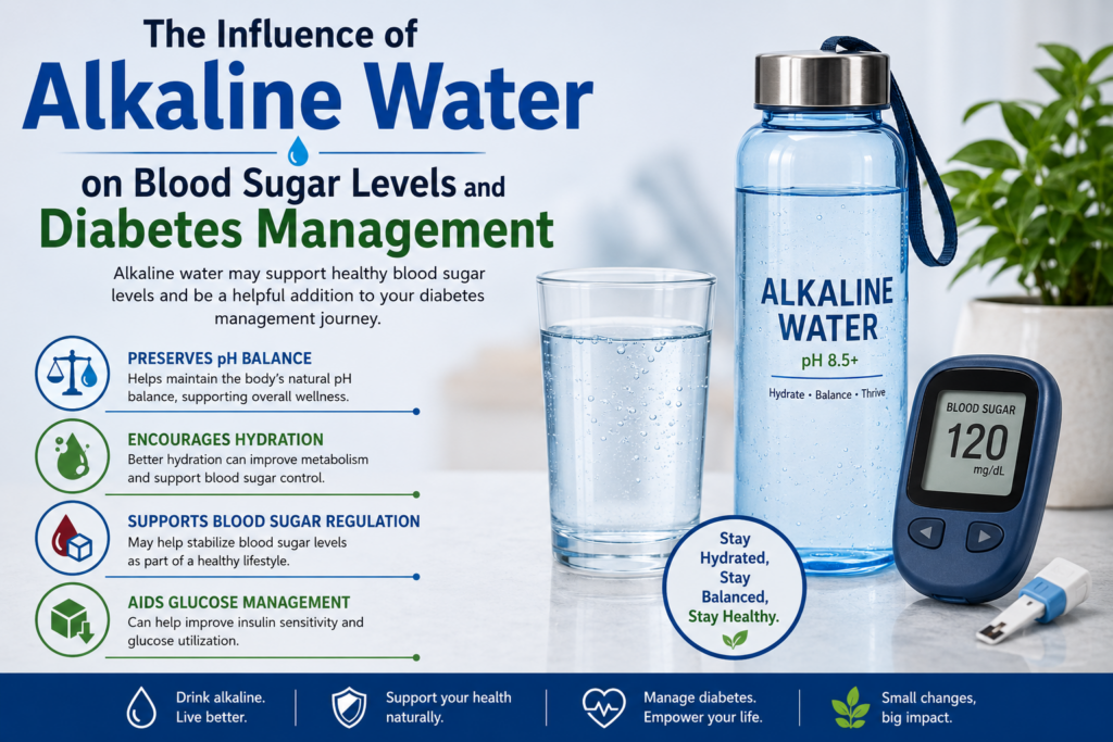 The Influence of Alkaline Water on Blood Sugar Levels and Diabetes Management