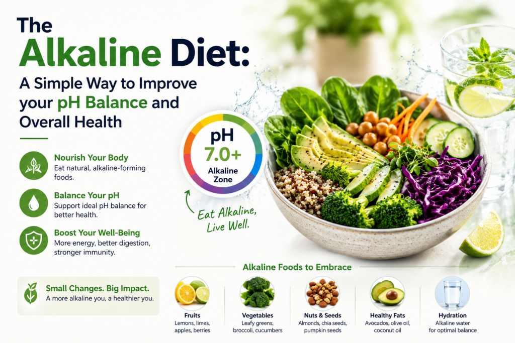 The Alkaline Diet: A Simple Way to Improve your pH Balance and Overall Health