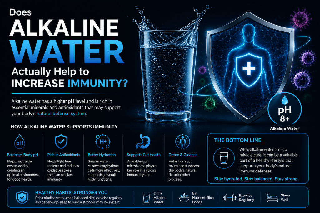 Does alkaline water actually help to increase immunity?