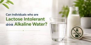 Can individuals who are lactose intolerant drink Alkaline Water?