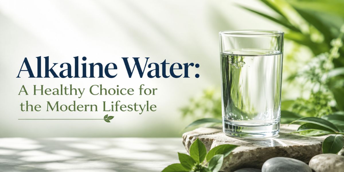Alkaline water: A healthy choice for the modern lifestyle