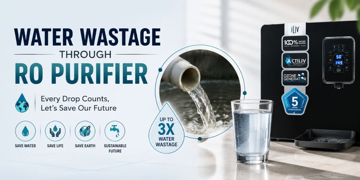 Water wastage through RO purifier