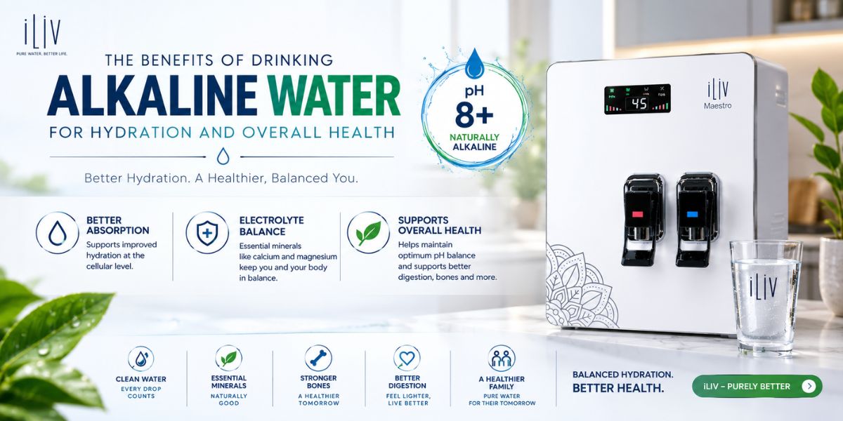 The benefits of drinking alkaline water for hydration and overall health