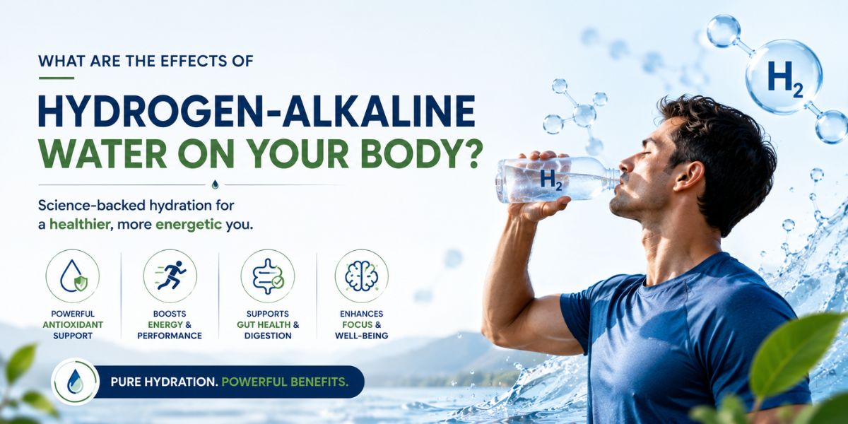 What are the effects of hydrogen-alkaline water on your body?