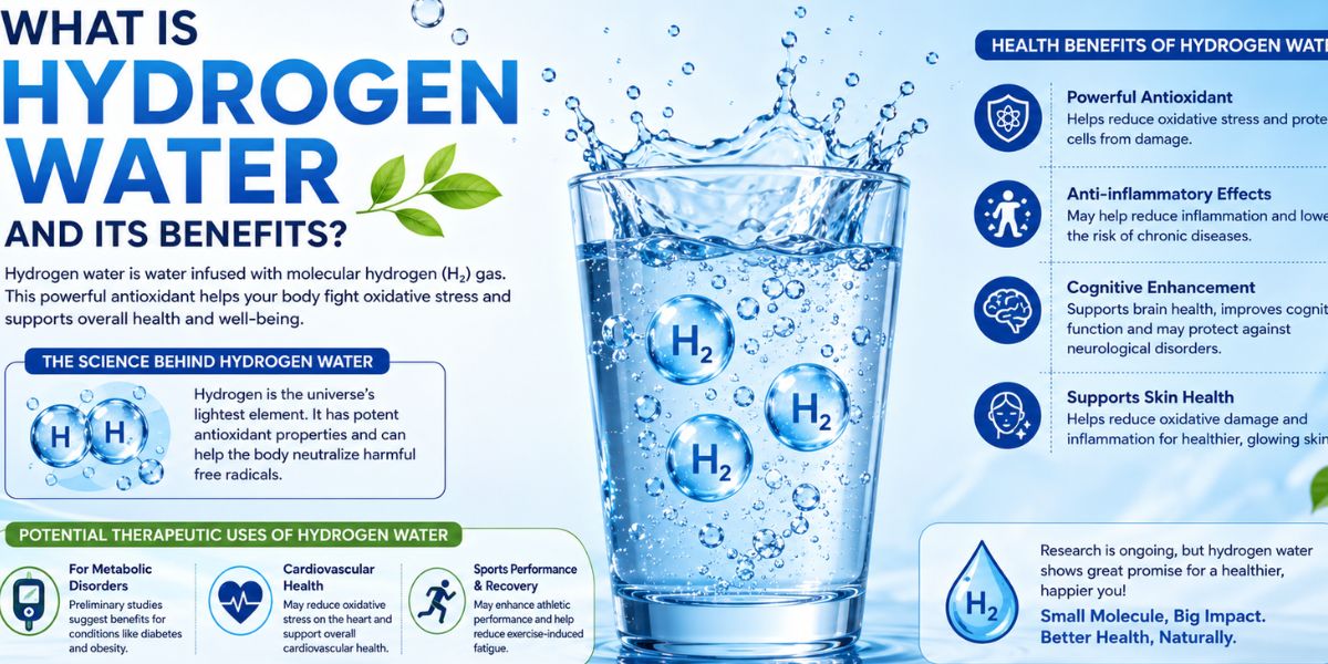 What is hydrogen water and its benefits?